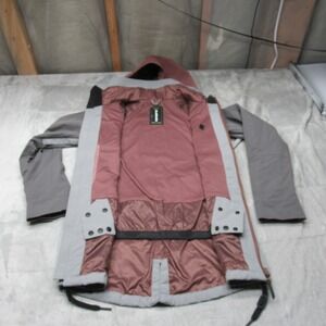 Armada Jacket Womens Small Gray Hooded Waterproof Full Zip Winter Ski Snowboard
